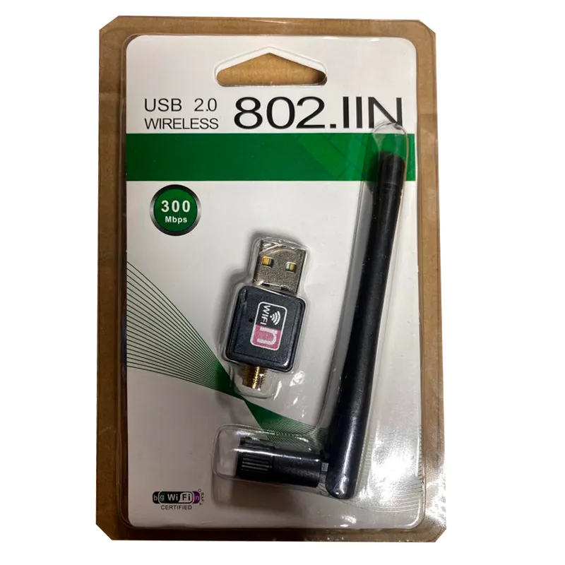 Беспроводной сетевой адаптер RTL8192EUS 802.11n Mini 300 Мбит/с USB Wi Fi RTL8192 сетевая WLAN карта — изображение 2